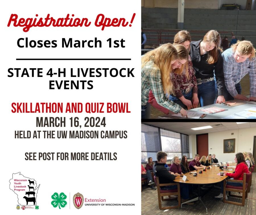 WI State 4H Livestock Quiz Bowl Extension Lafayette County